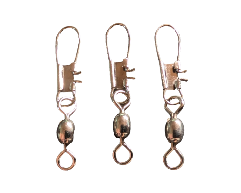 Stainless Snap Swivels, Silver Finish (6 Pack)