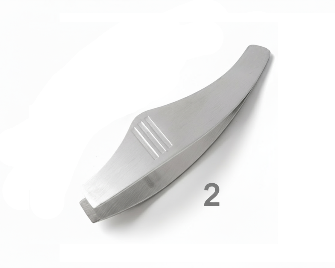 Fish Bone Tweezers, Stainless Steel. (2 Sizes with Comfort Grip)